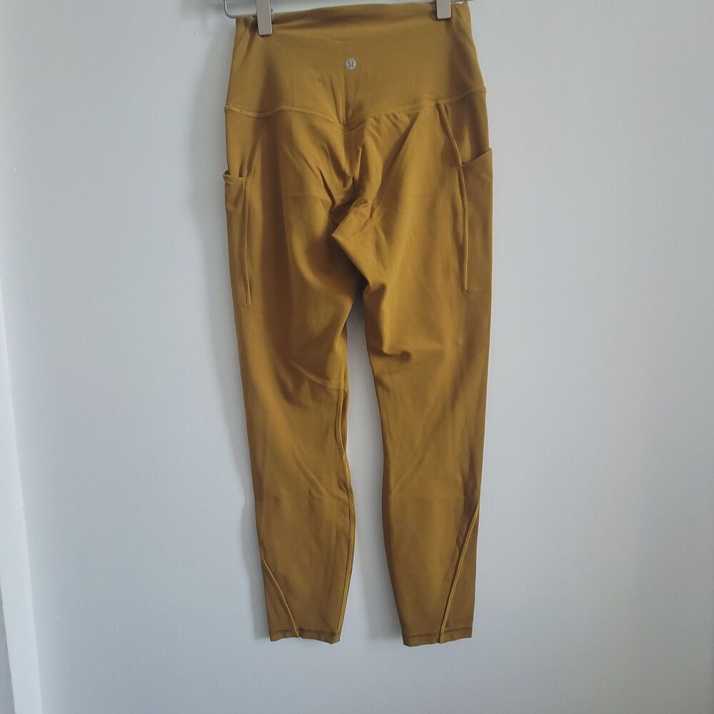 Lululemon Align Hi Rise Pant Pockets Size 6 Spiced Bronze Leggings Nulu - Picture 2 of 16